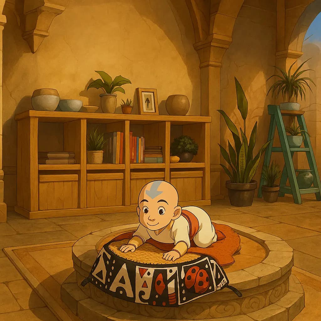Photo converted to Avatar: The Last Airbender style