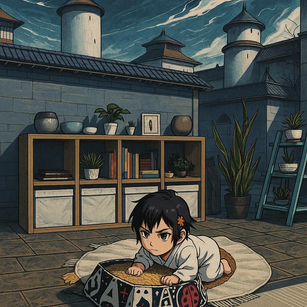 Photo converted to Bleach style