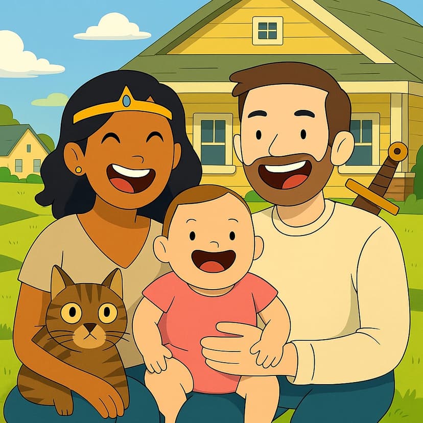Adventure Time style example