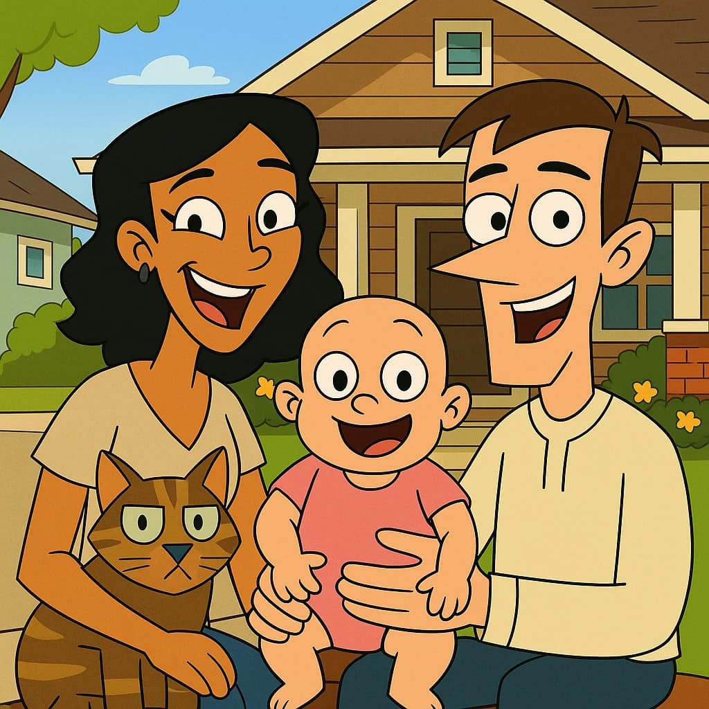 Photo converted to The Loud House style