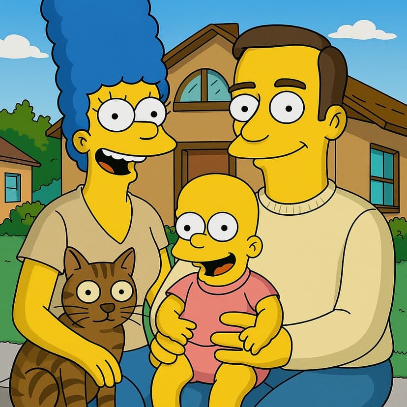 The Simpsons style example