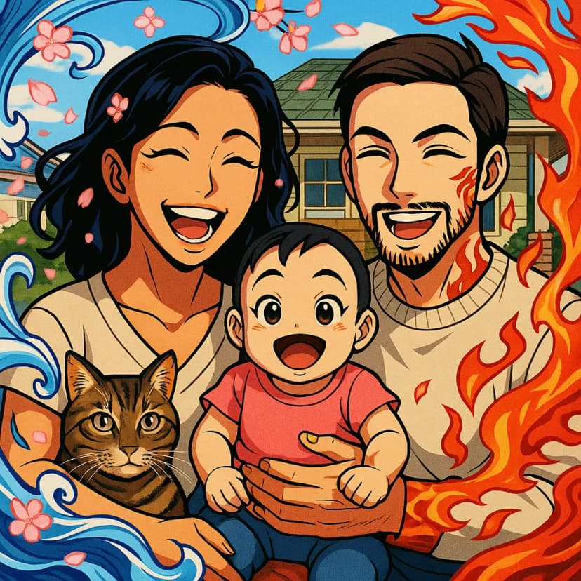 Demon Slayer: Kimetsu no Yaiba style example