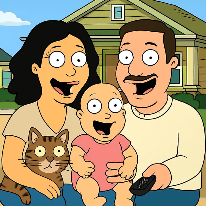 Family Guy style example