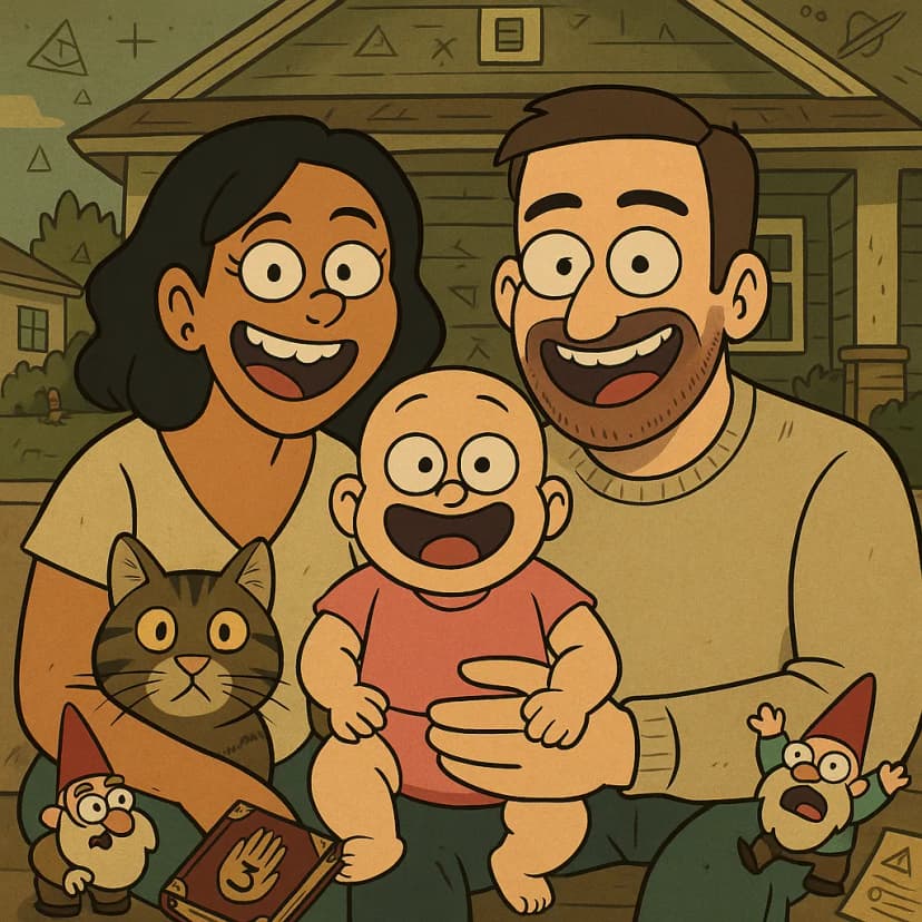 Gravity Falls style example