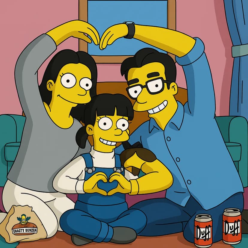 The Simpsons style example