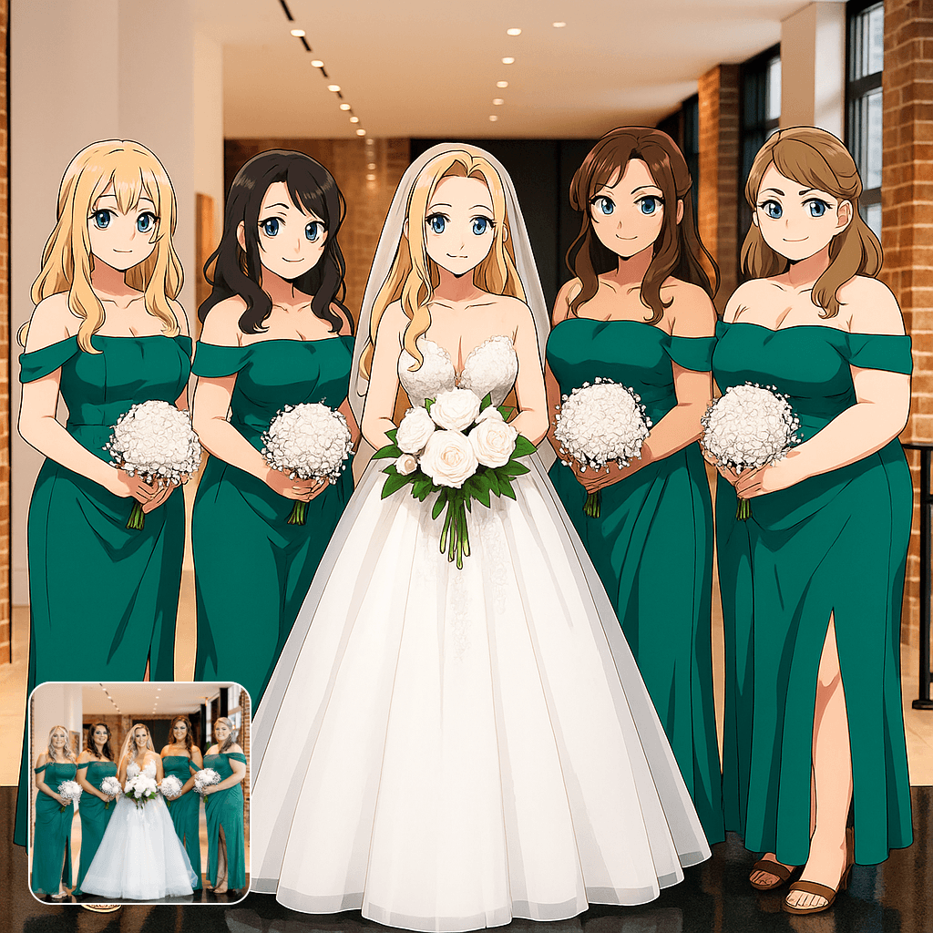 AI cartoon photo generator creative example