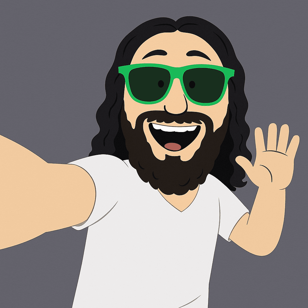 AI generated cartoon avatar in South Park style