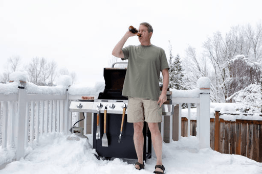 Original guy-beer photo before The Simpsons AI transformation