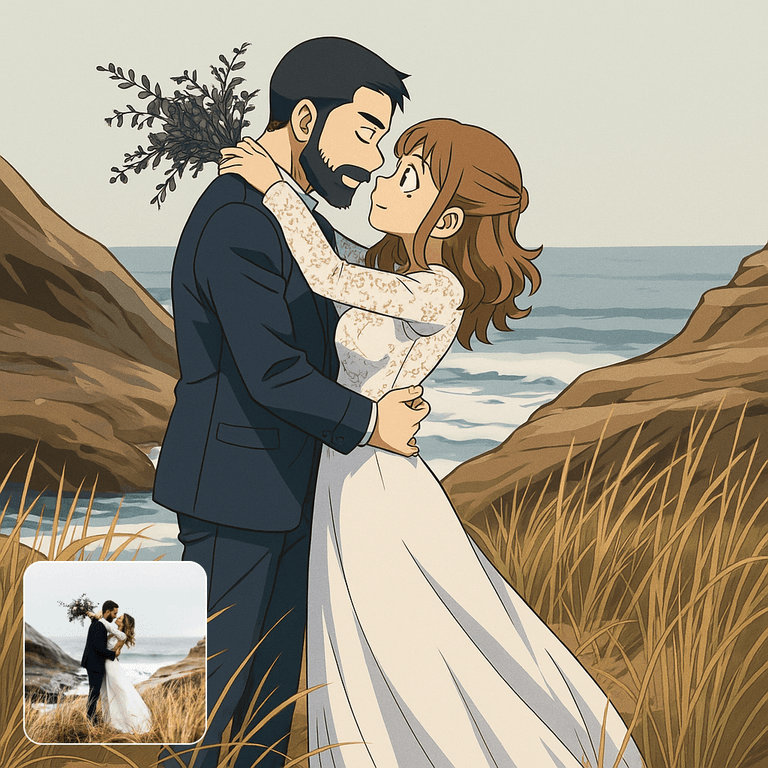 AI generated cartoon photo example